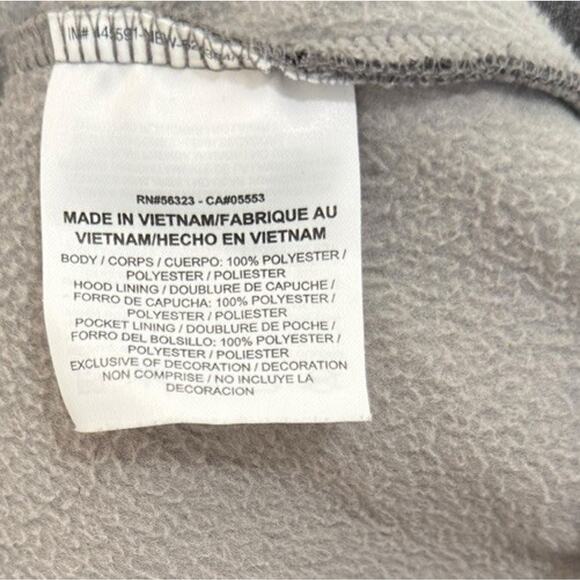 Nike Hoodie Mens Medium Gray Hoodie Pullover Casual Full Zip Sleeveless Gym - Picture 9 of 10